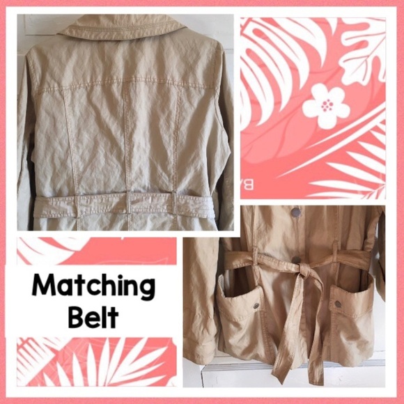 Liz Claiborne Light Tan Mid Length Coat - Picture 4 of 8